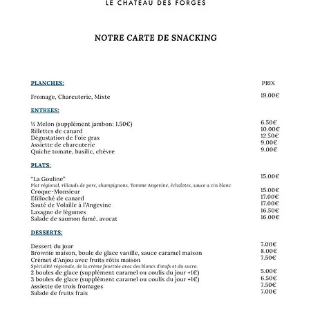 Le Chateau Des Forges Hotel